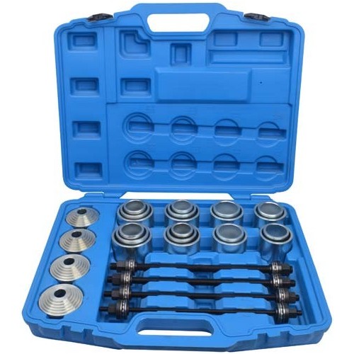 KIT DI 36 UTENSILI PER ESTRAZIONE E INTRODUZIONE SILENT BLOCKS PARAOLI E CUSCINETTI SPIN MARCO TOOLS 05.090.72 | WBICR0057