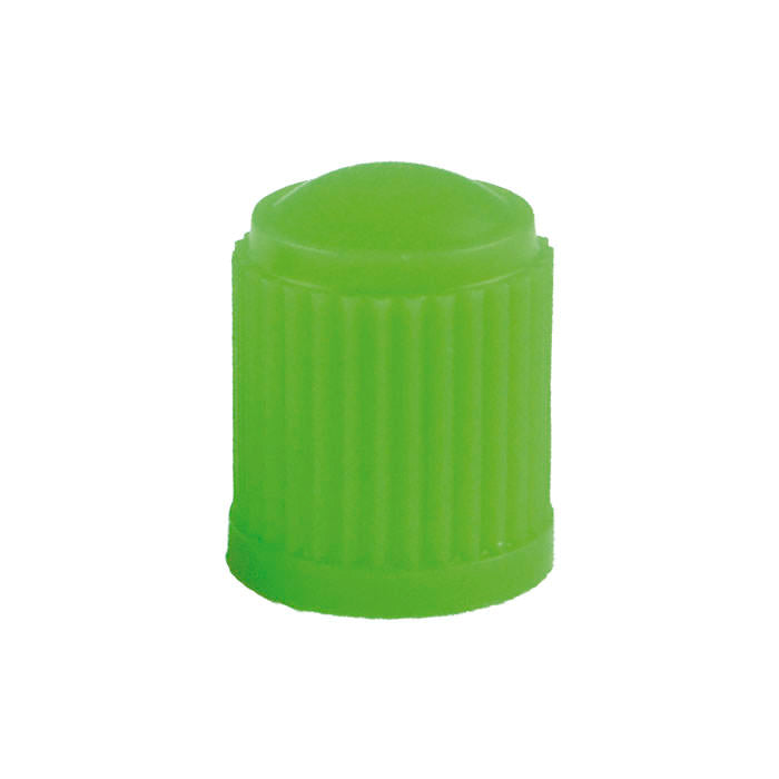 SET DI 4 TAPPI IN PLASTICA VERDE PER VALVOLE DI PNEUMATICI | 11901