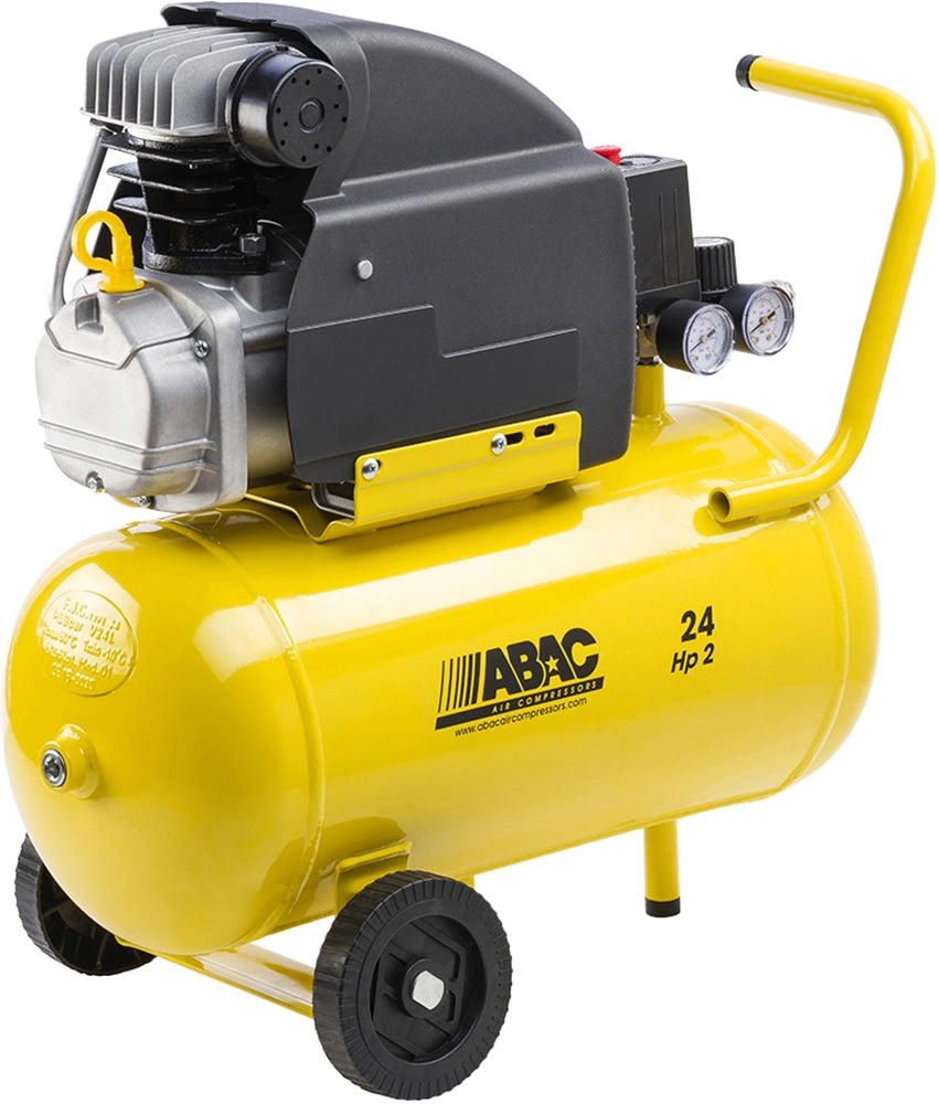 Compressore d`aria ABAC Base Line 2 hp lubrificato 24 l