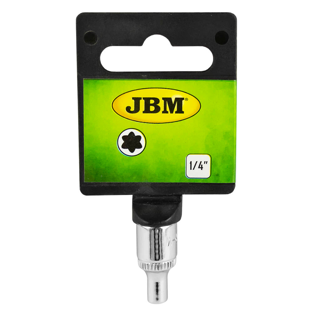 1/4" BUSSOLE TORX E4, CROMATO | 13363