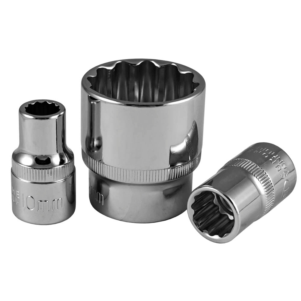 13614 1/2" XZN MINI BUSSOLE DI 12MM CROMATA