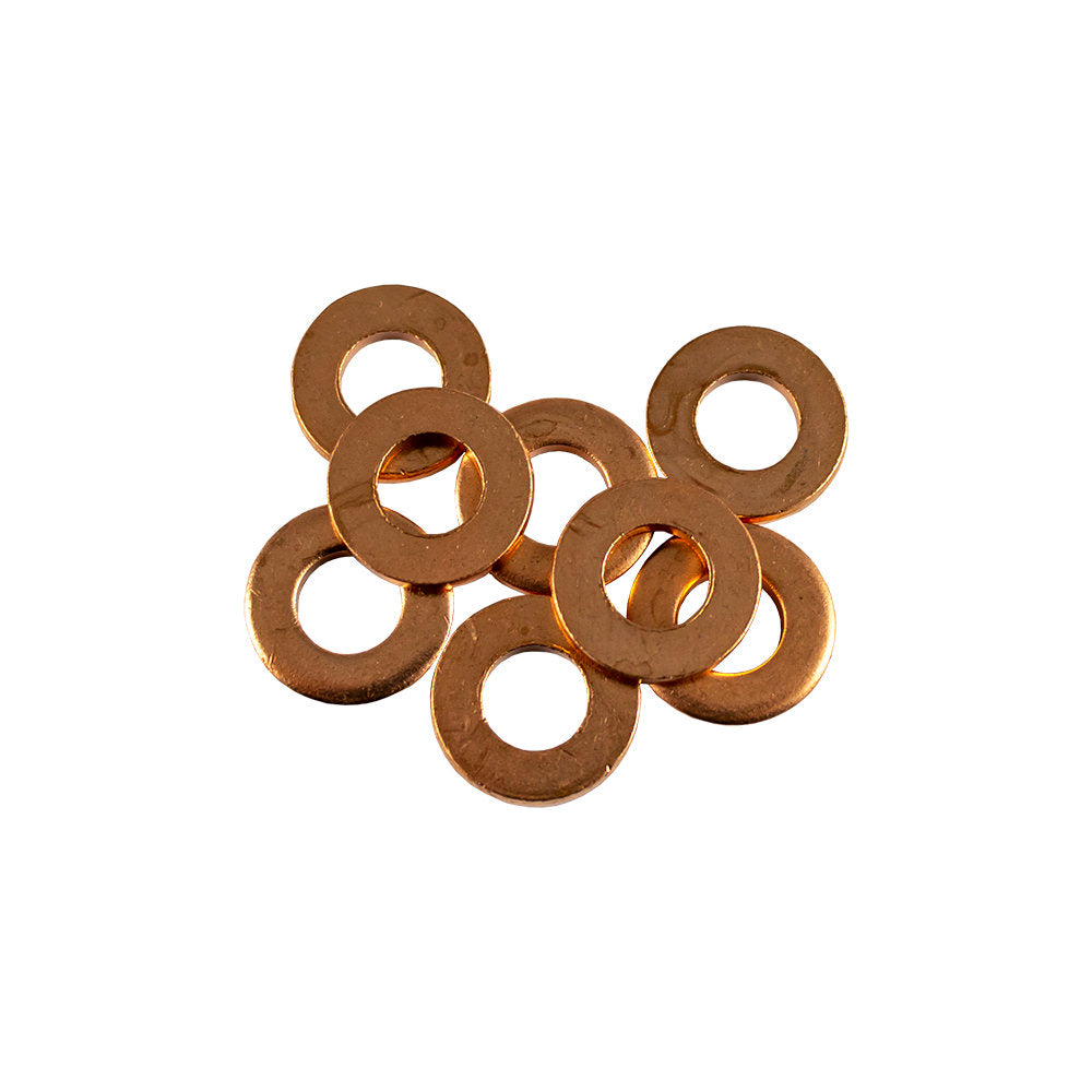 RONDELLE IN RAME PER INIETTORE, 50 PZ.(15,0 X 7,5 X 2,0MM) | 13825