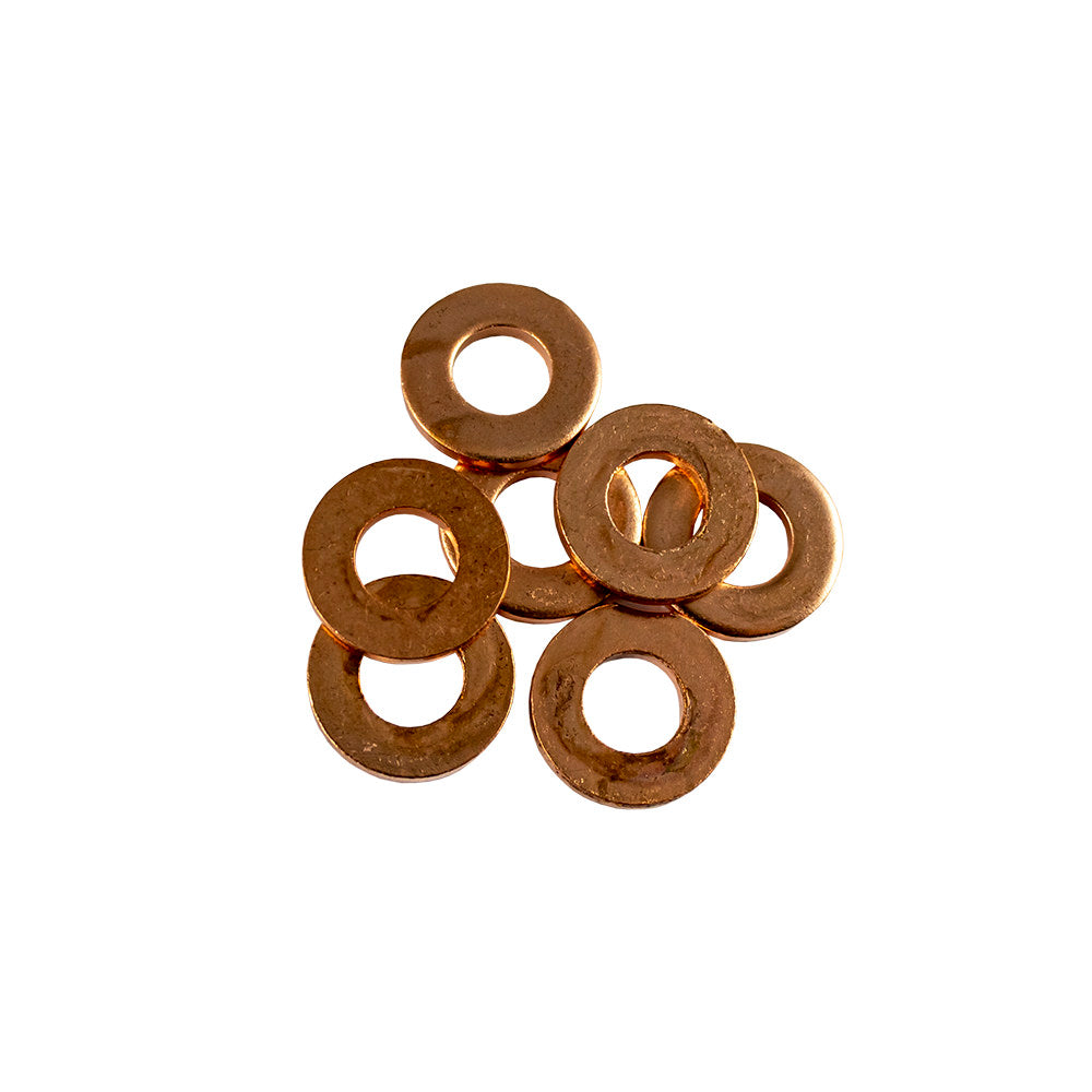 RONDELLE IN RAME PER INIETTORE, 50 PZ.(15,5 X 7,5 X 2,0MM) | 13828