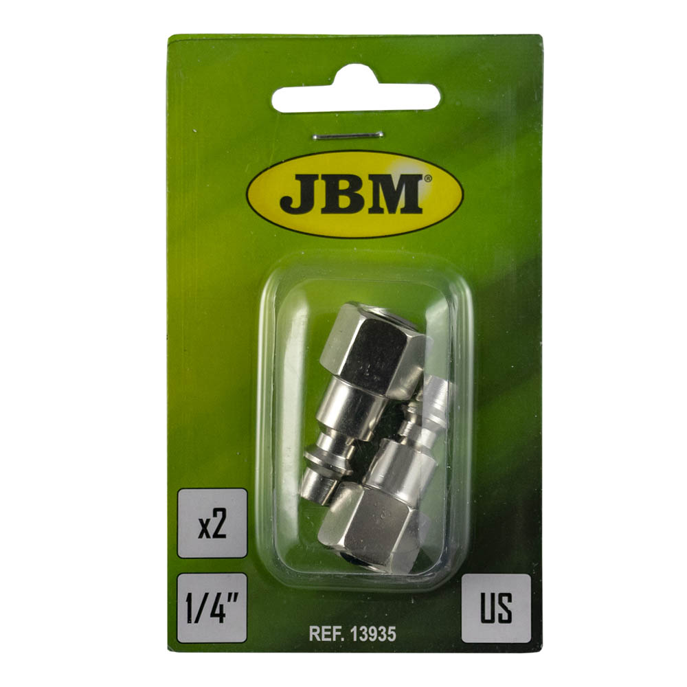 13935 RACCORDO RAPIDO MASCHIO USA - FILETTO FEMMINA DA 1/4" (2 PZ.)
