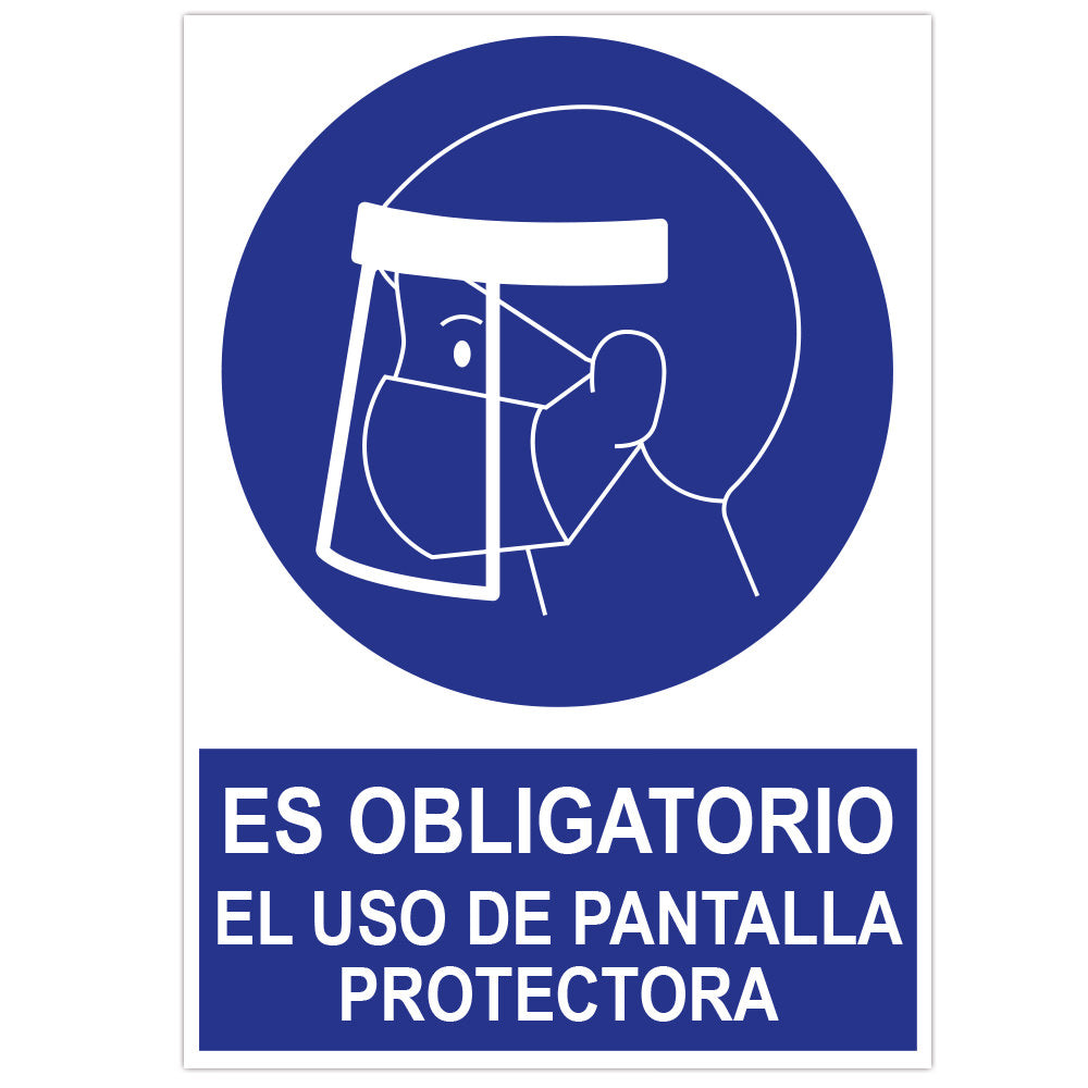 POSTER FORMATO A3 "UTILIZZARE SEMPRE LO SCHERMO PROTETTIVO" | 14812