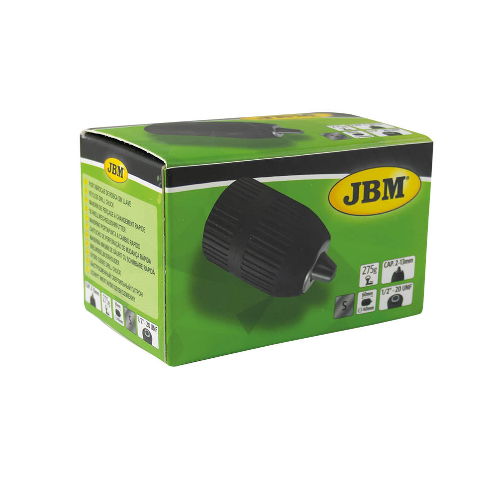 MANDRINO PORTAPUNTA A CAMBIO RAPIDO DA 2-13 MM  1/2" - 20 UNF (FILETTATURA FINE UNIFORME) | 14842