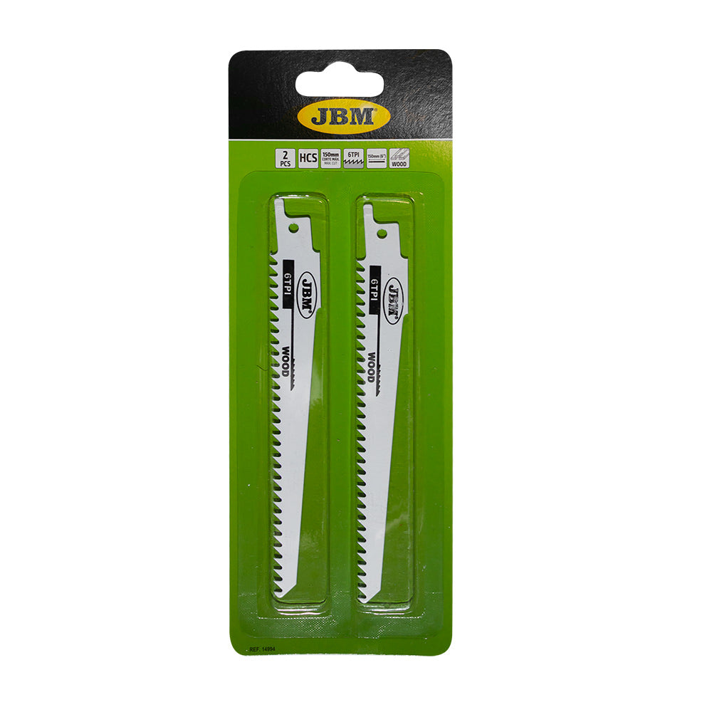 SET DA 2 PZ. DI LAME 6TPI DA 150 MM PER SEGA ALTERNATIVA PER LEGNO PER RIF. 60019 | 14994