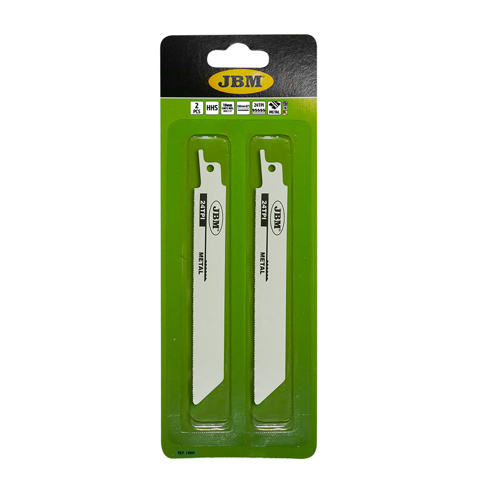 SET DA 2 PZ. DI LAME 24TPI DA 150 MM PER SEGA ALTERNATIVA PER METALLO PER RIF. 60019 | 14995