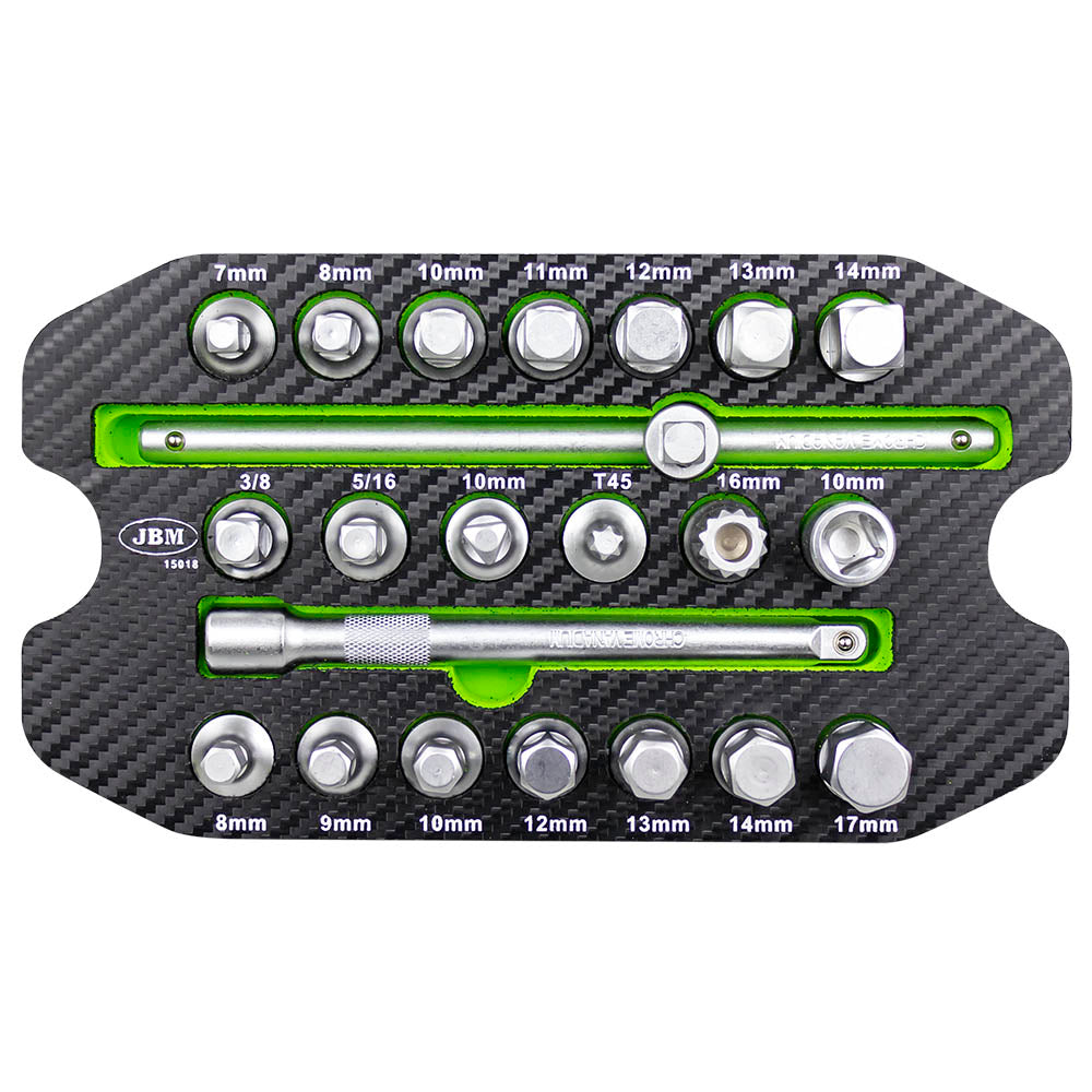 RACCOGLITORE OLIO + MODULO EVA SET DI BUSSOLE PER TAPPI CARTER 22PCS + ESTRATTORE FILTRI | SERIE429E