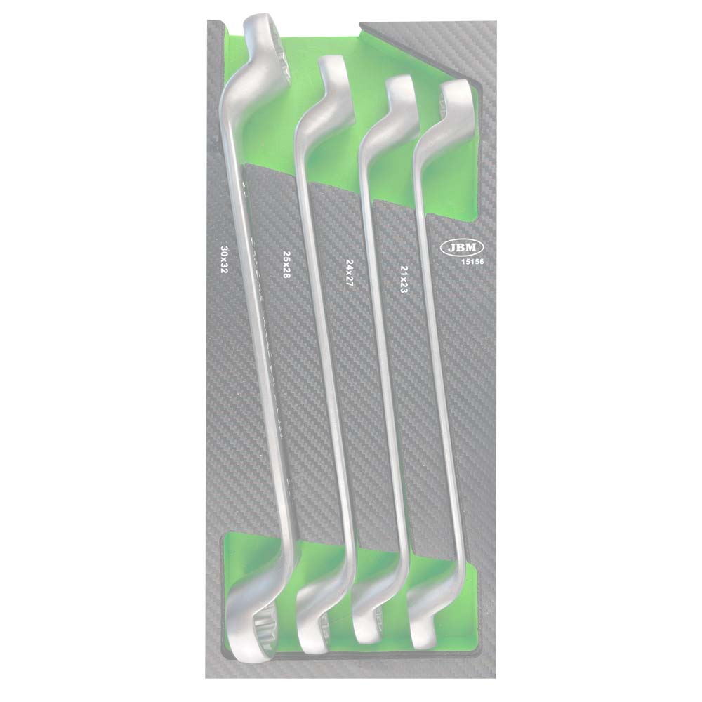 CHIAVE DOPPIA CON LA BOCCA CHIUSA CON RIVESTIMENTO DI FIBRA DI CARBONIO 30X32 MM | 15209
