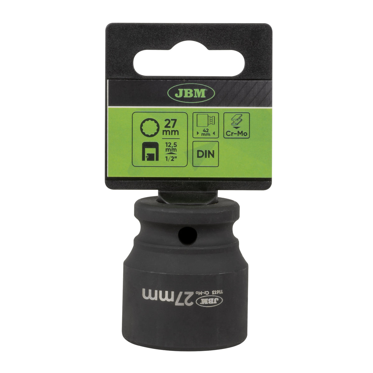 CHIAVE A IMPATTO CORTA A 12 FACCE - 1/2" 27MM | 16570