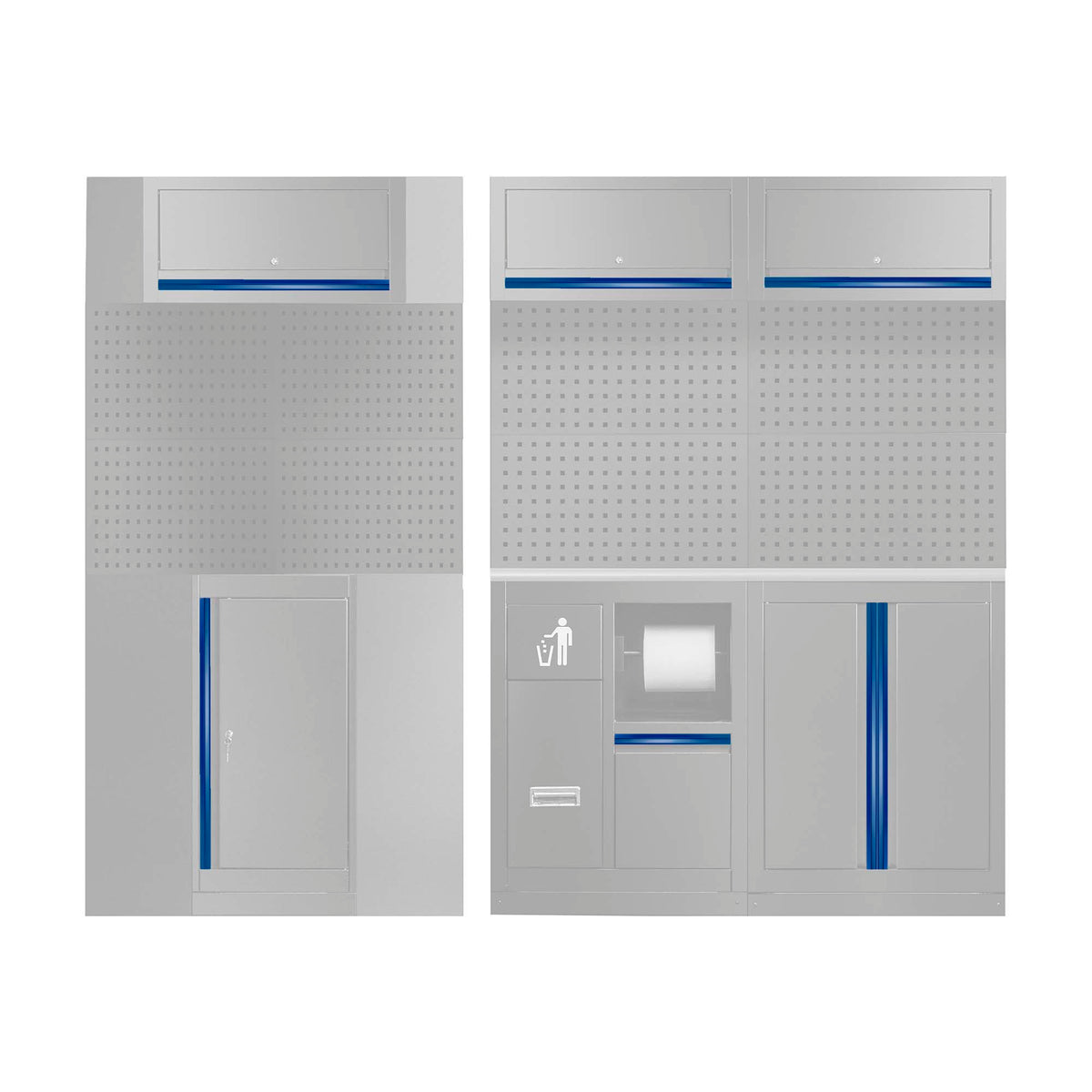 SET DI MANIGLIE PER SERIE 518 - BLU | 18012
