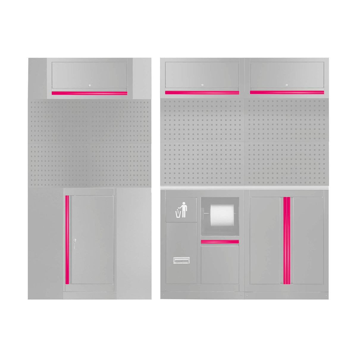 SET DI MANIGLIE PER SERIE 518 - ROSA | 18016