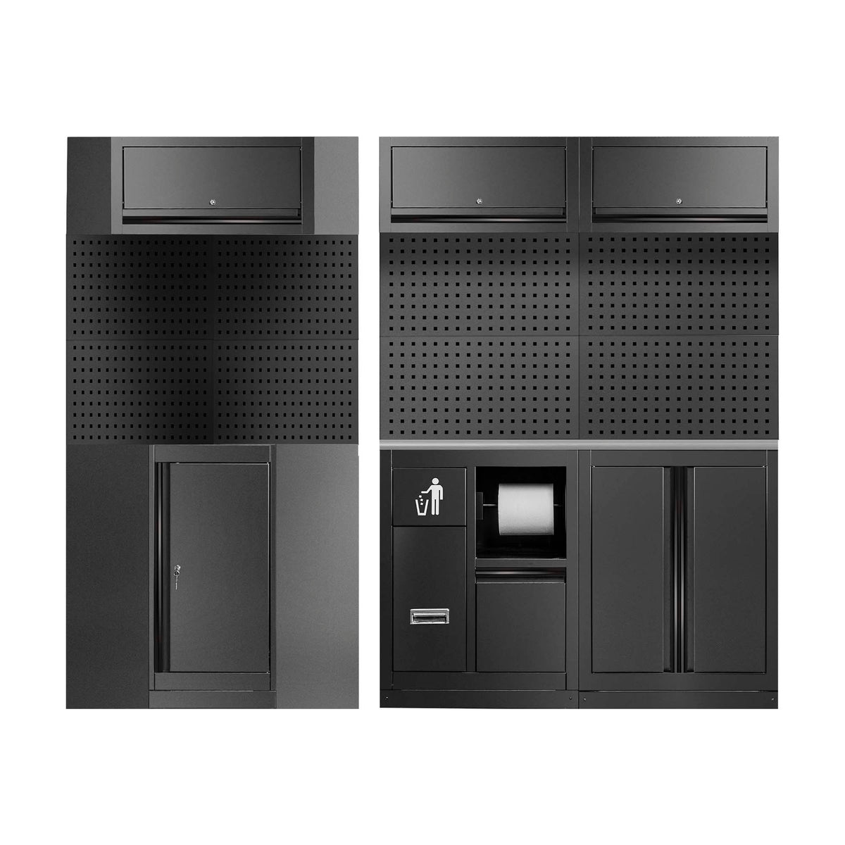 SET DI MANIGLIE PER SERIE 518 - NERO | 18017