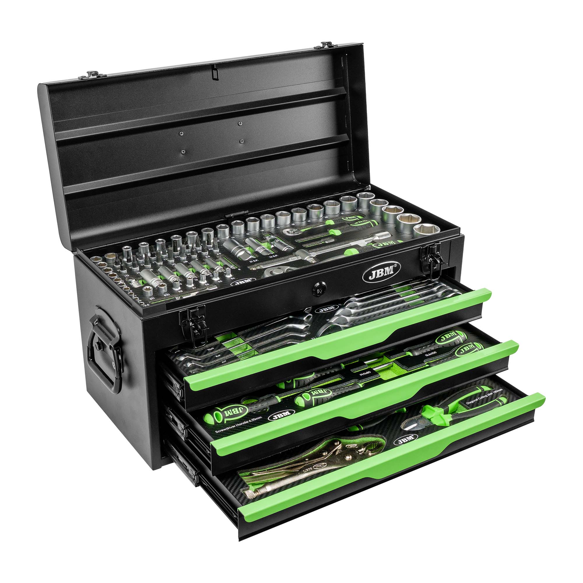 CASSETTA IN METALLO CON UTENSILI 143 PEZZI SATINATI | 54261 [BLACK WEEK]