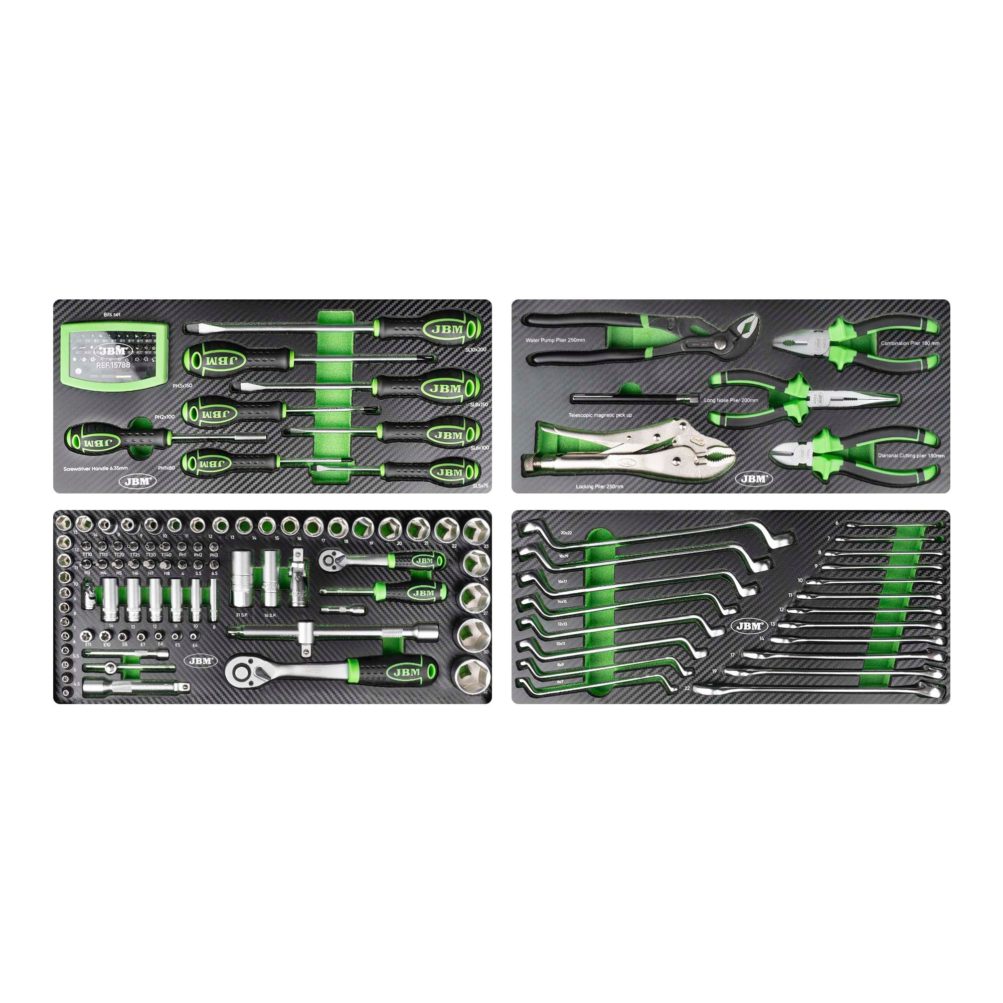 CASSETTA IN METALLO CON UTENSILI 143 PEZZI SATINATI | 54261 [BLACK WEEK]