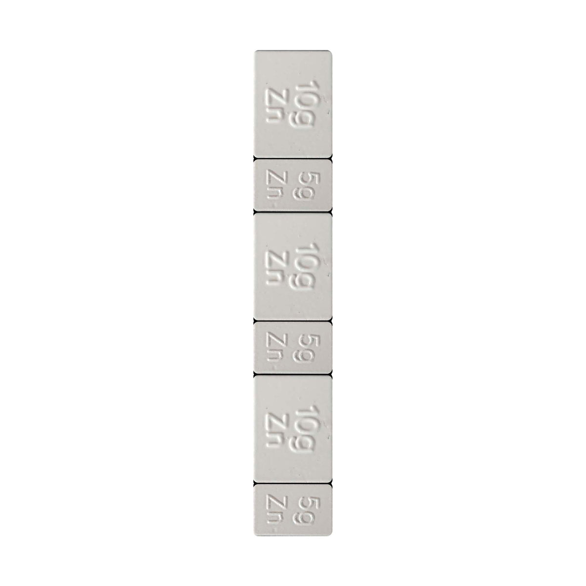 CONTRAPPESO ADESIVO IN ZINCO, IN BARRETTE DA 45GR. | 50600