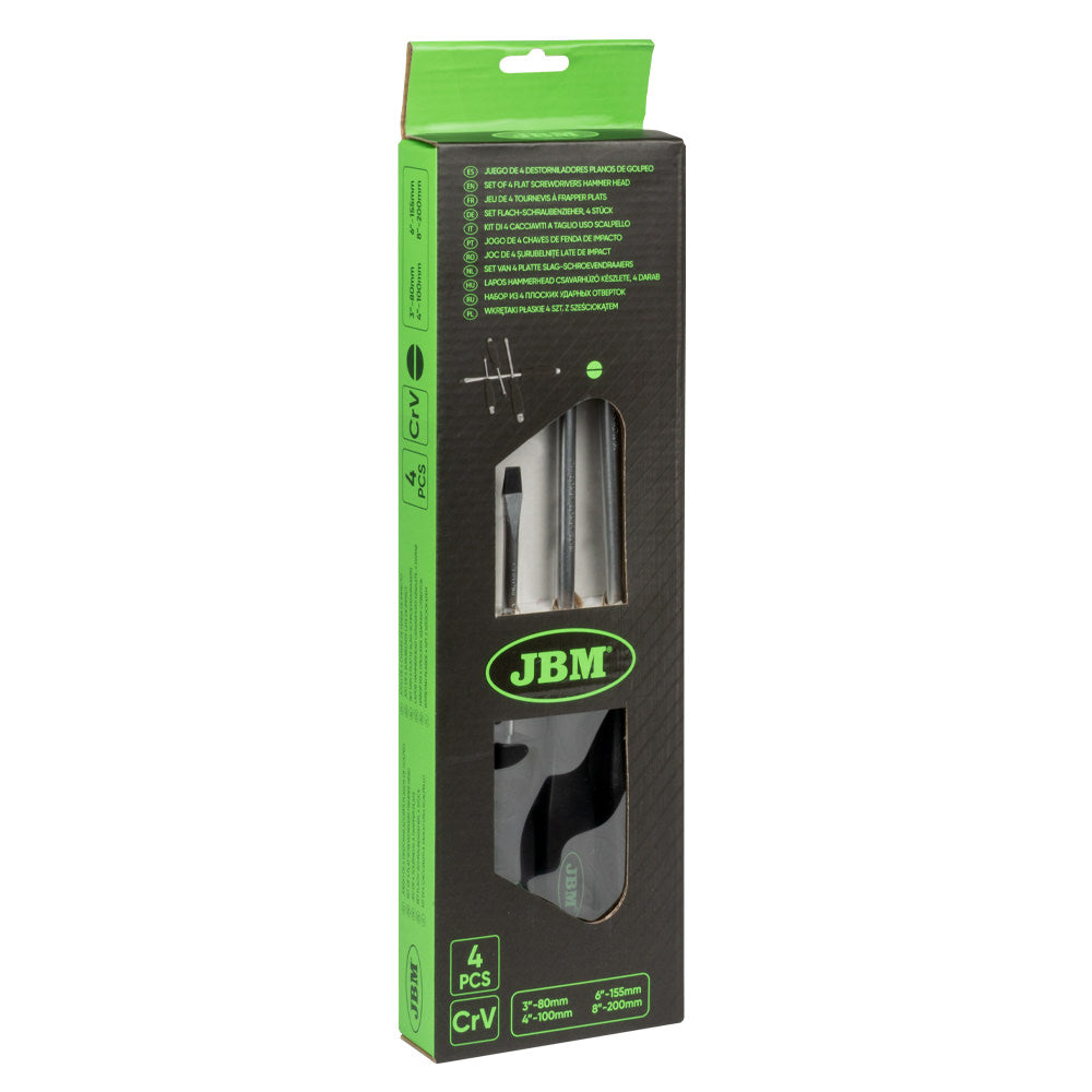 KIT DI 4 CACCIAVITI A TAGLIO USO SCALPELLO | 50902