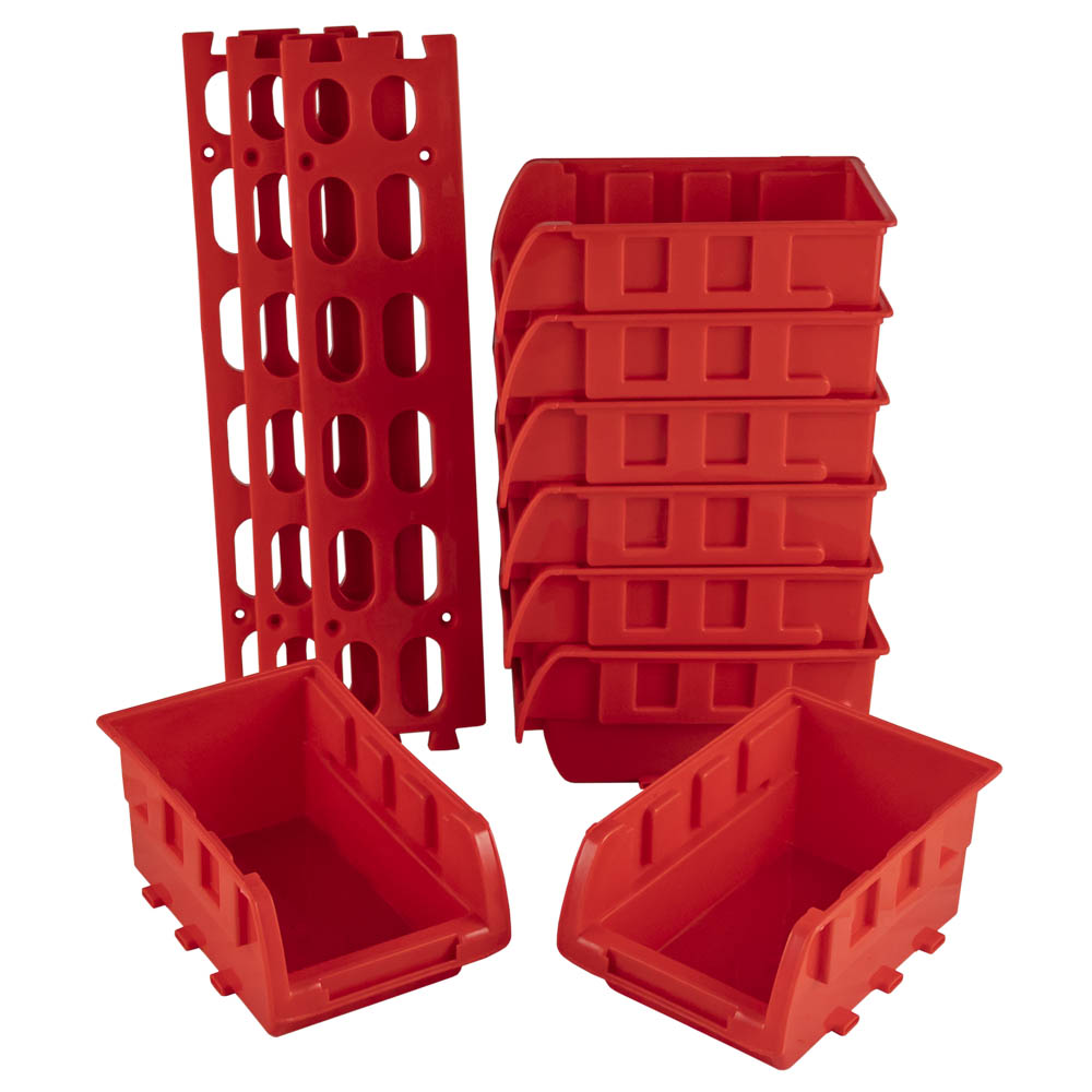 SET DI 8 CONTENITORI IMPILABILI CON GUIDA | 50960