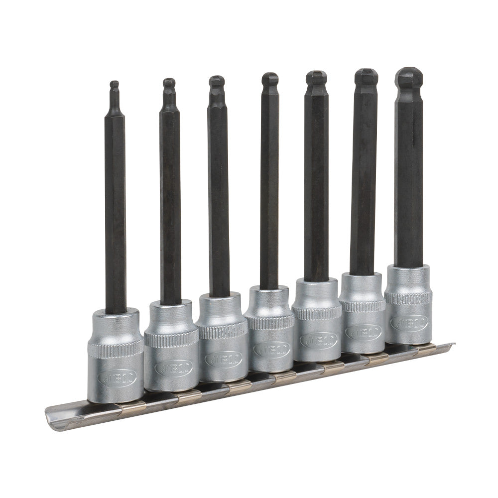 SET DI 7 INSERTI ALLEN A SFERA CON BUSSOLE 3/8 | 50982