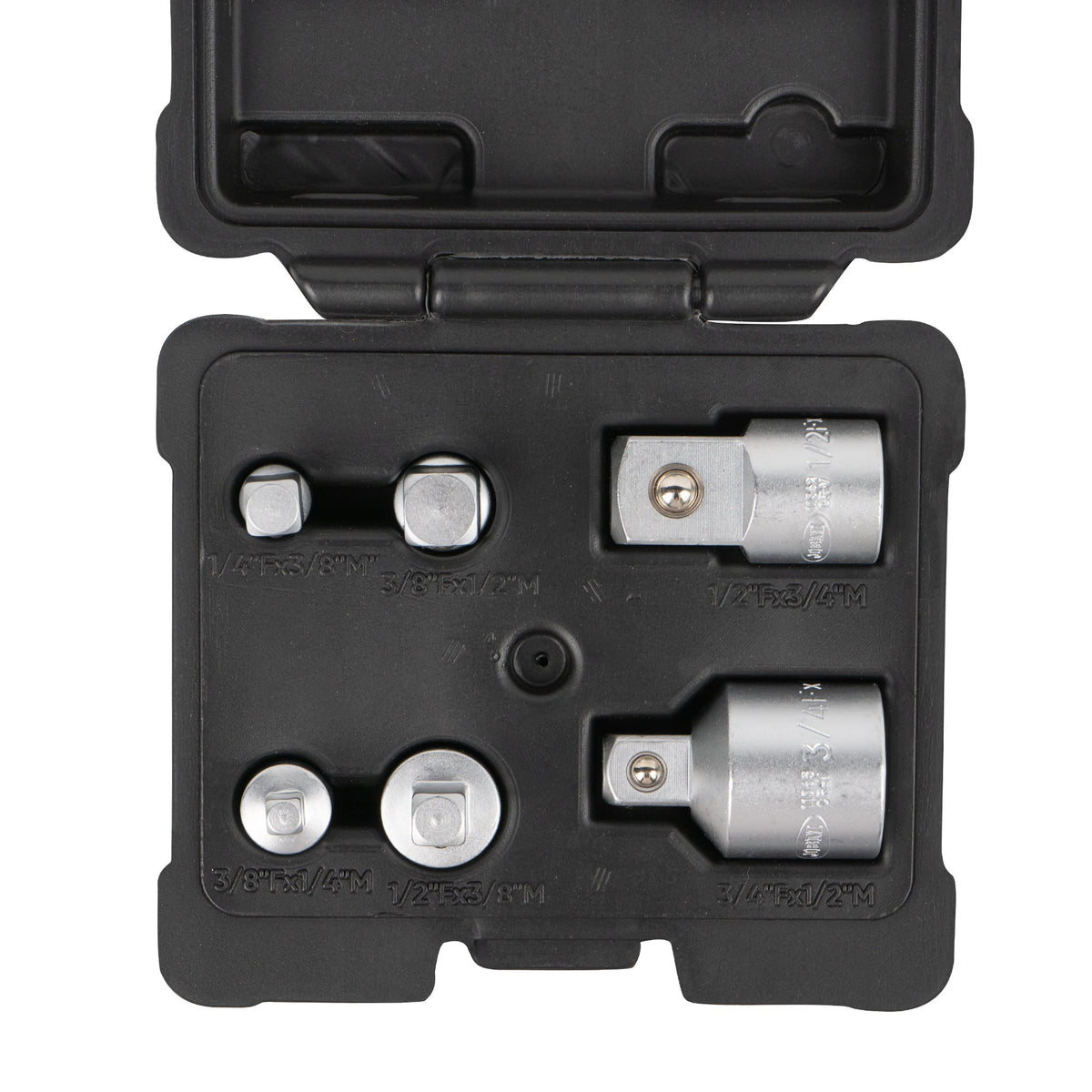 MINI SET DI 6 ADATTATORI 1/4", 3/8", 1/2" E 3/4" | 51333