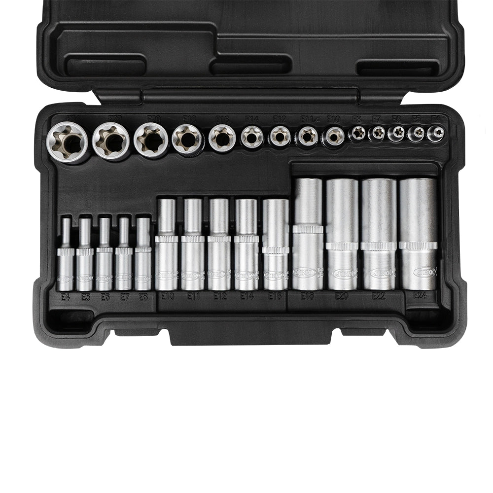 54141 VALIGETTA CON 28 BUSSOLE TORX CORTE/LUNGHE