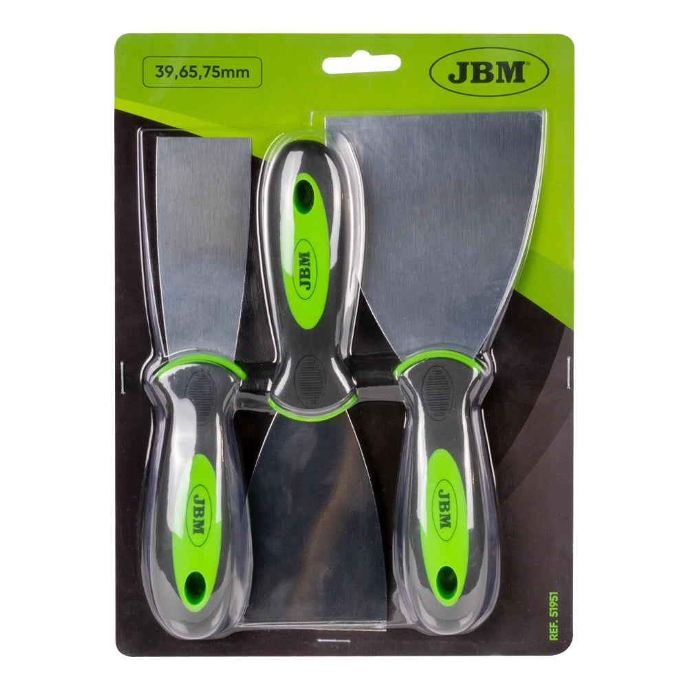 51951 SET DI 3 SPATOLE IN ACCIAIO