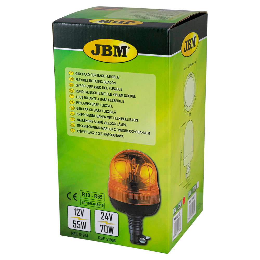 LUCE ROTANTE A BASE FLESSIBILE H1 12V 55W | 51964