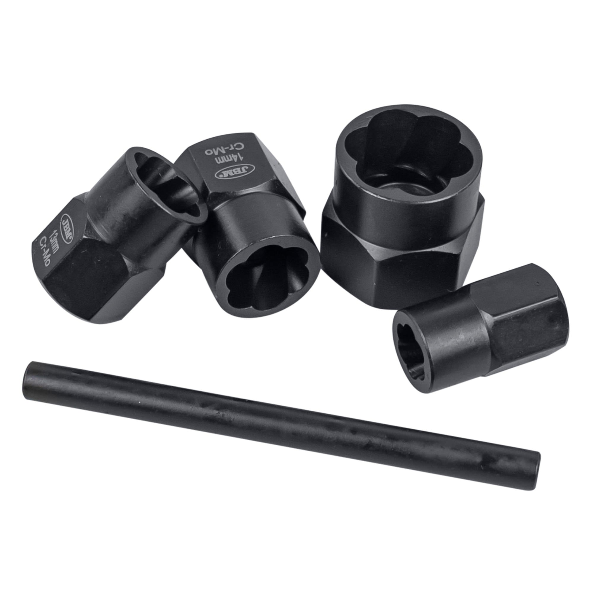 51998 KIT DI BUSSOLE TWIST DI 3/8" PER L'ESTRAZIONE DI DADI/BULLONI DI SICUREZZA