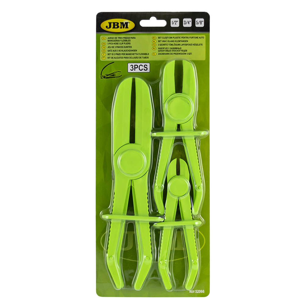 SET DI 3 PINZE PER MANICHETTA FLESSIBILE | 52066