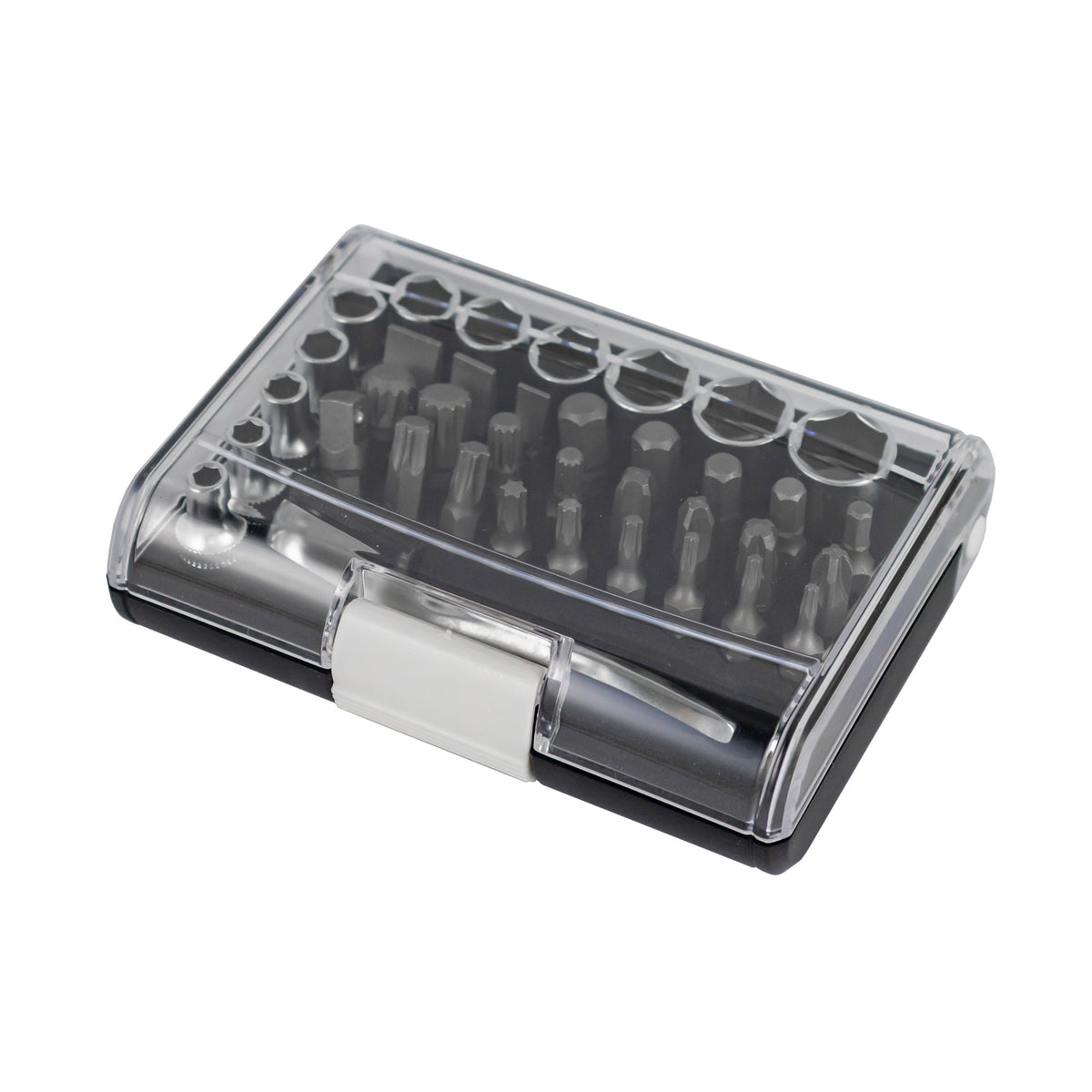 MINI SET DI 37 INSERTI E BUSSOLE CON CRICCHETTO 1/4" | 52198