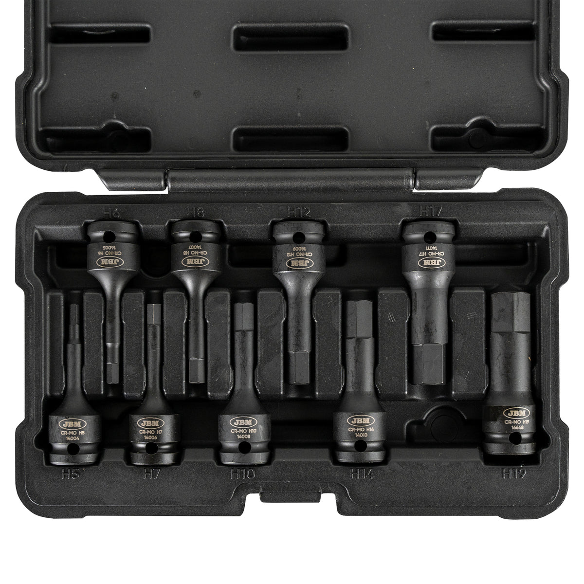 SET DI 9 BUSSOLE ESAGONALI DA 1/2" PER IMPATTO | 52339