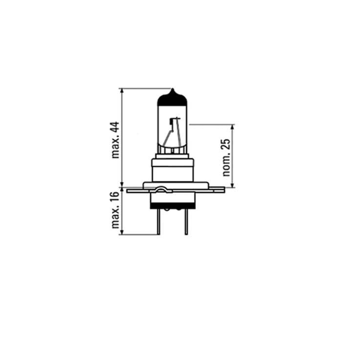 LAMPADA H7 12V 55W | 52365