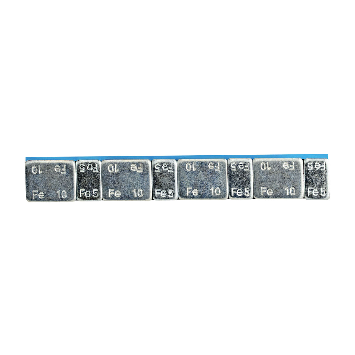 CONTRAPPESO ADESIVO IN FERRO, IN BARRETTE 60GR (4X10GR., 4X5GR.) | 52666