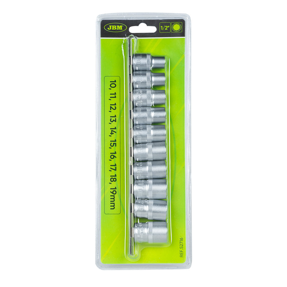 52716 SET DI INSERTI 1/2" POLIGONALI