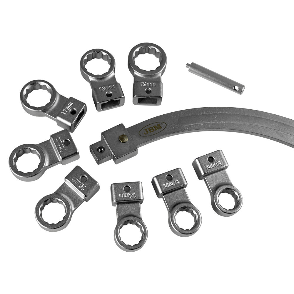 KIT DI CHIAVI CURVE PER ESTRAZIONE DELLA CINGHIA TESTA INTERCAMBIABILE | 52832