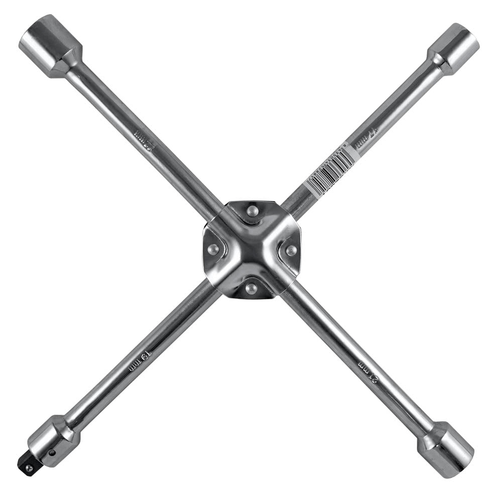CHIAVE A CROCE PER DADI RUOTA CON ADATTATORE RIMOVIBILE 1/2" | 52881
