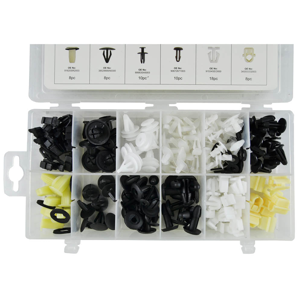 ASSORTIMENTO CLIP DI FISSAGGIO PER HONDA 150 PEZZI | 52887