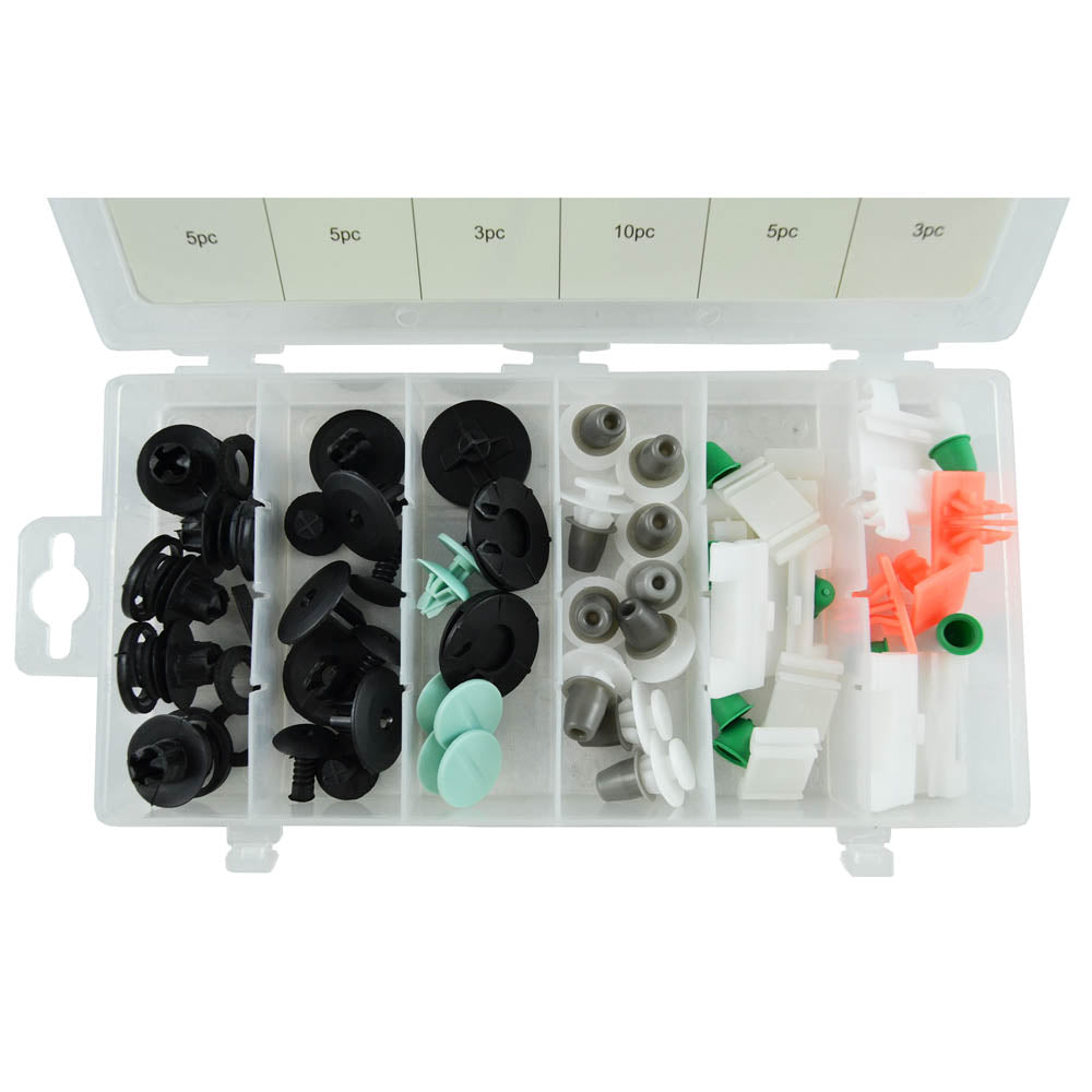 ASSORTIMENTO CLIP DI FISSAGGIO PER AUDI 31 PEZZI | 52890