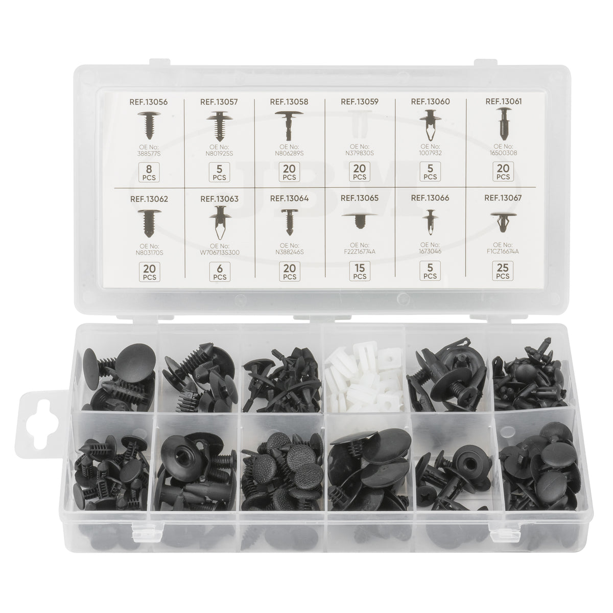 ASSORTIMENTO CLIP DI FISSAGGIO PER FORD 169 PEZZI | 52891
