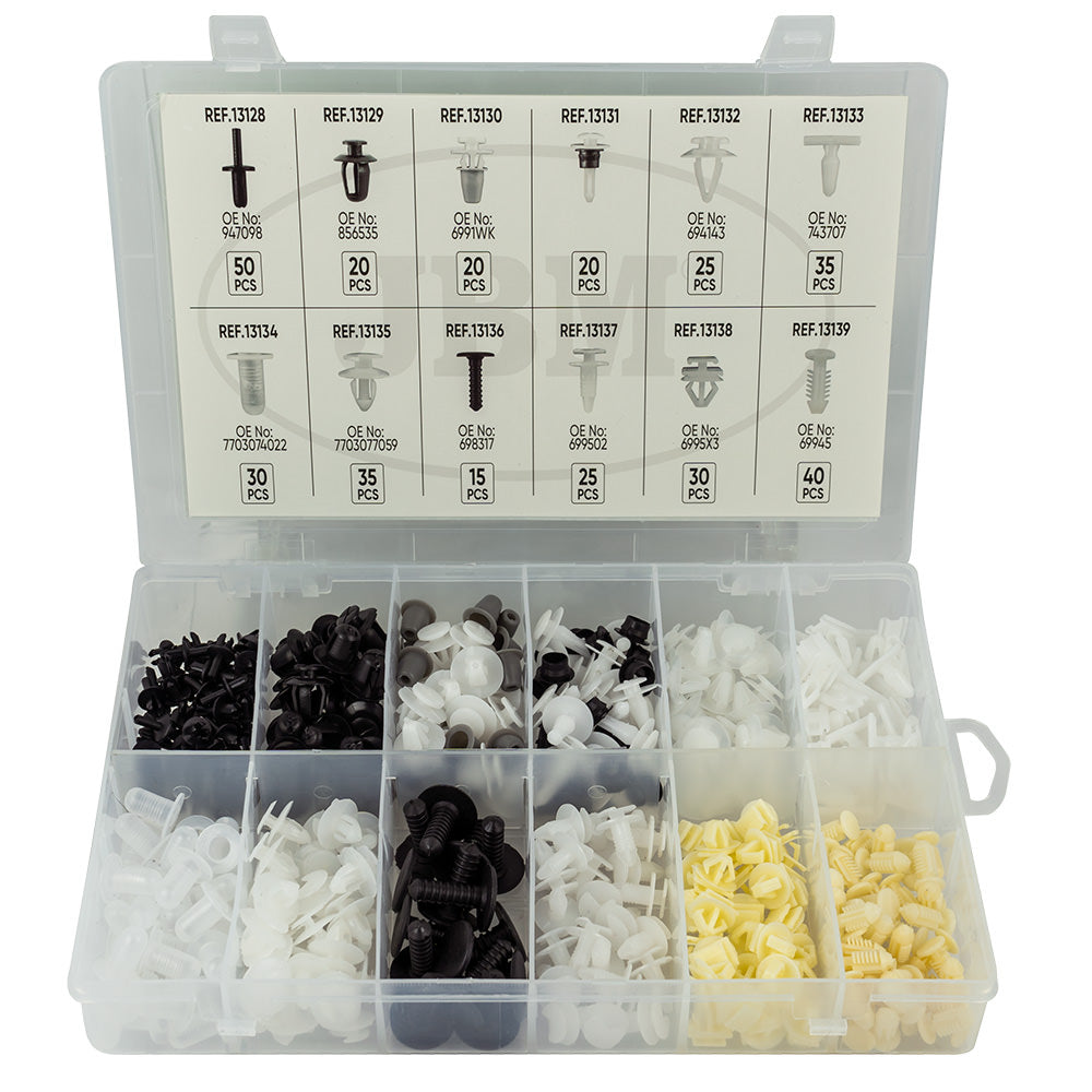 ASSORTIMENTO CLIP DI FISSAGGIO PER PEUGEOT / CITROEN 345 PEZZI | 52899