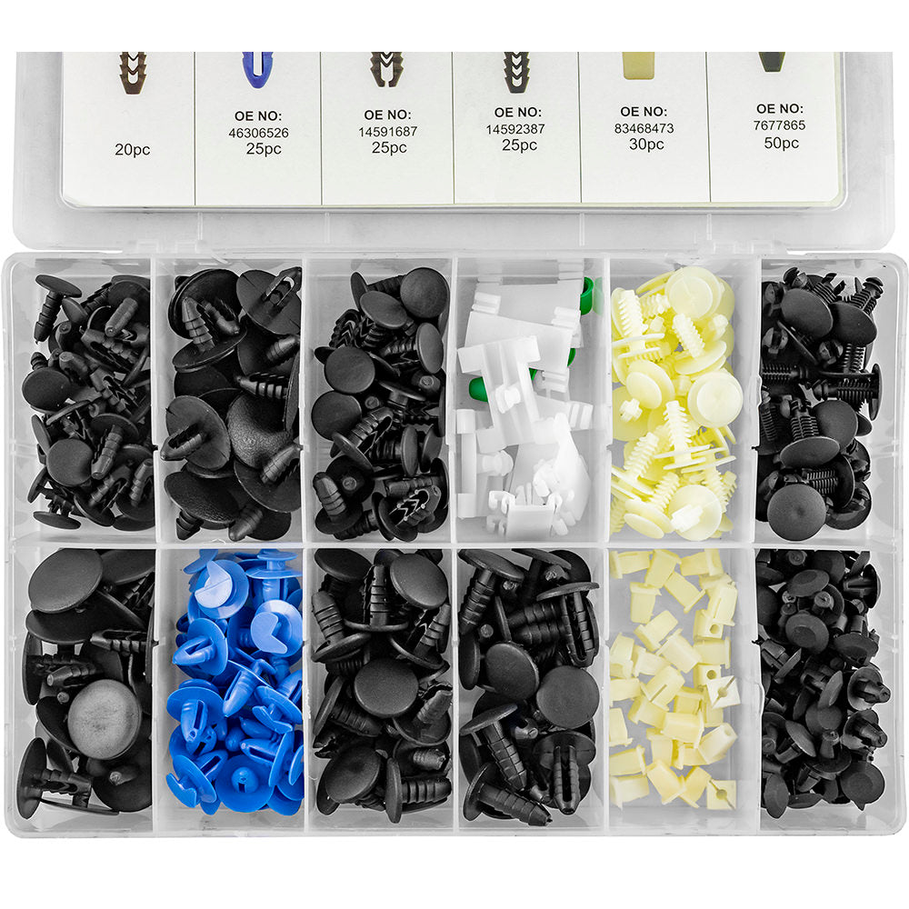 ASSORTIMENTO CLIP DI FISSAGGIO PER FIAT 308 PEZZI | 52900