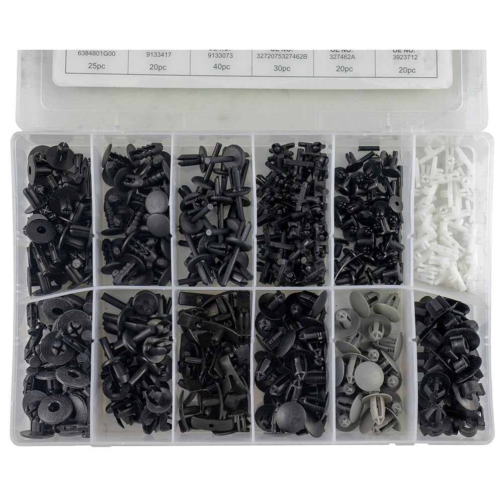 ASSORTIMENTO CLIP DI FISSAGGIO PER VOLVO 350 PEZZI | 52901