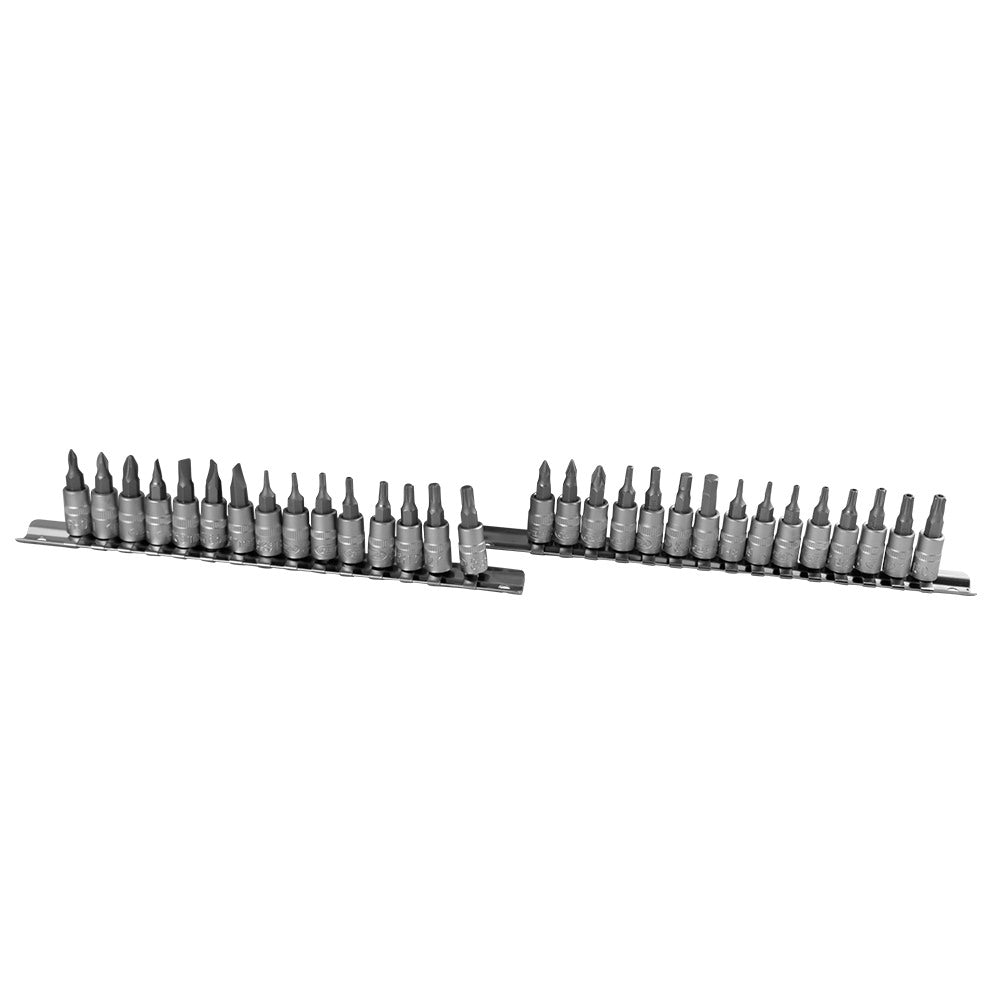 SET DI 30 INSERTI PHILLIPS, PIATTO, ALLEN, TORX E TORX INVIOLABILI CON BUSSOLE 1/4" | 52908