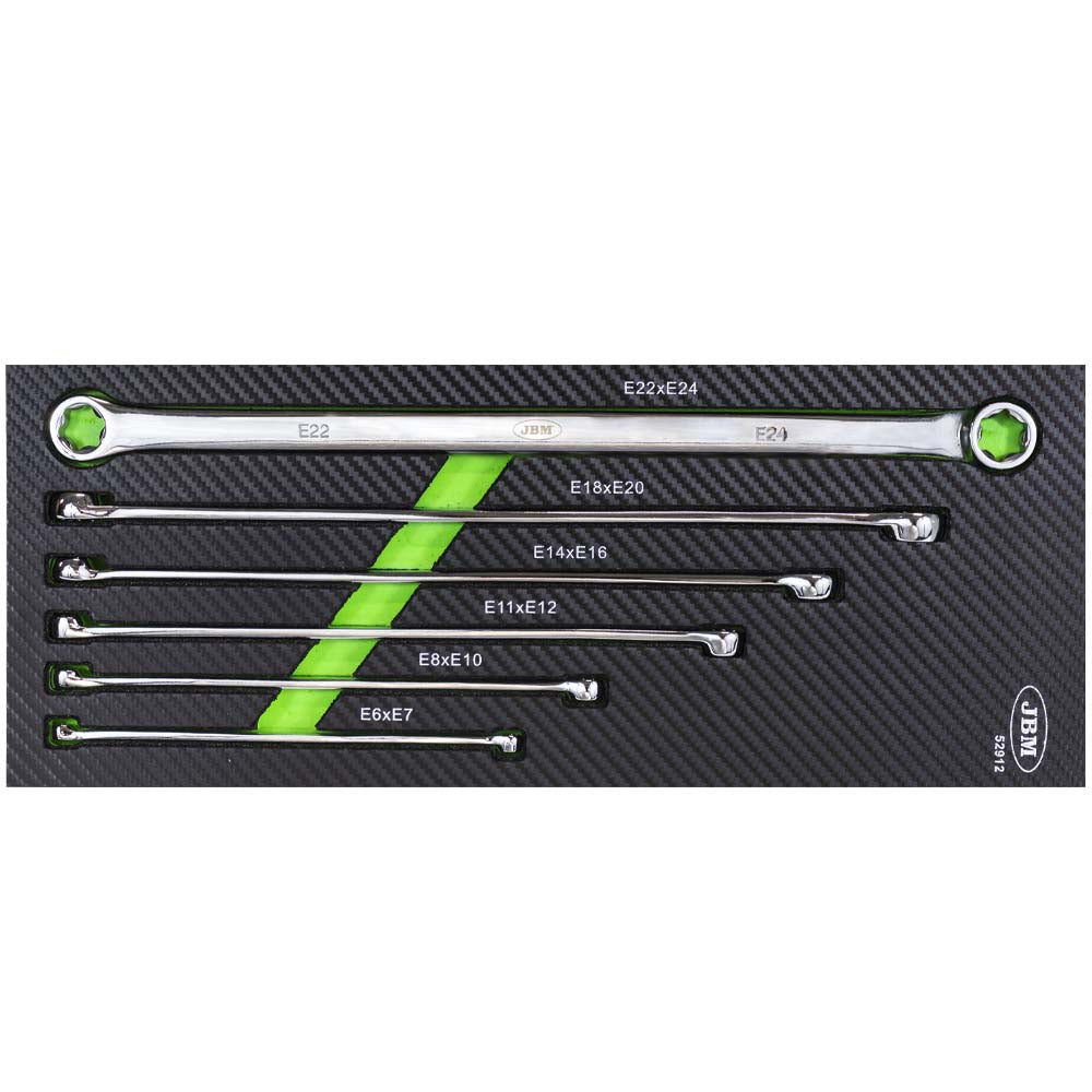 52912 MODULO DI 6 CHIAVI TORX EXTRA LUNGHE