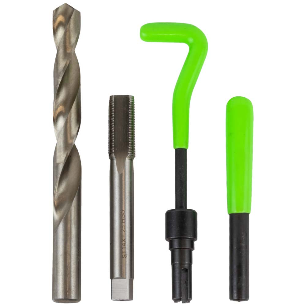 SET DI RIPARAZIONE FILETTI CON INSERTI HELICOIL M14X1,25-53041