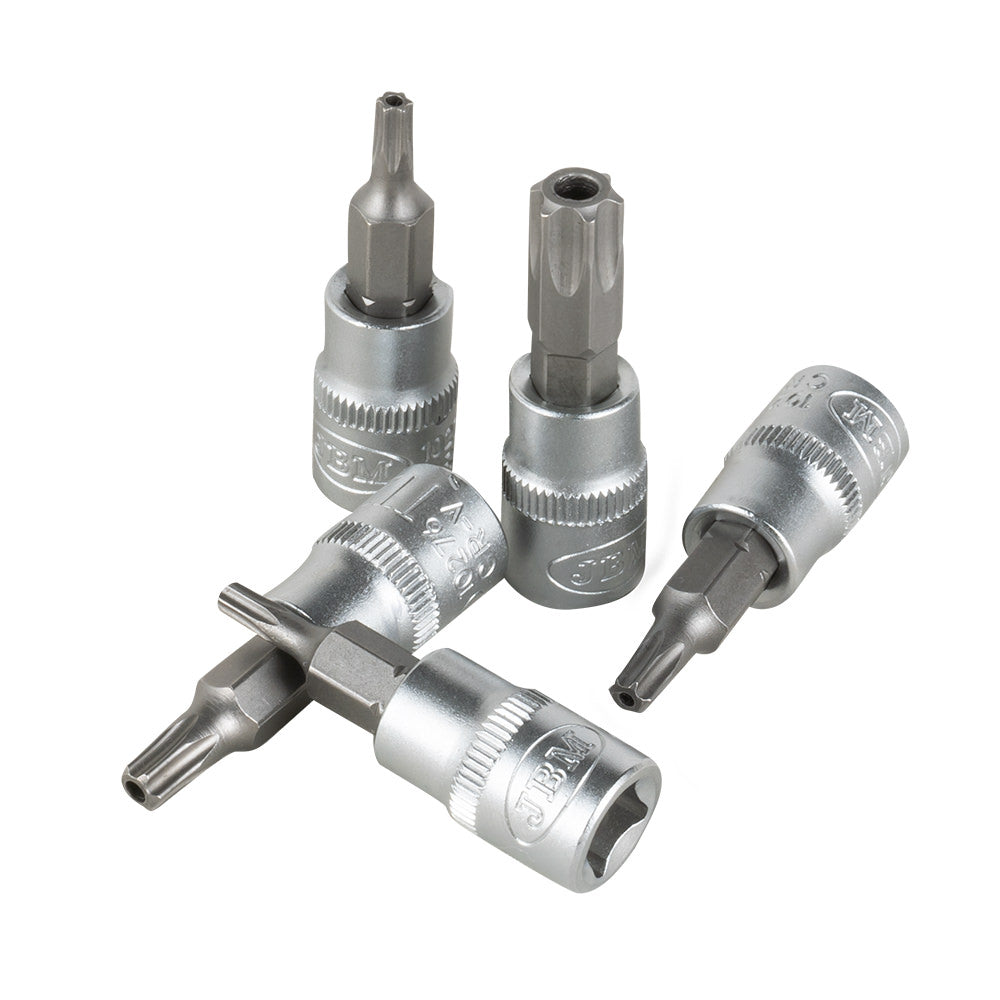 SET DI 7 INSERTI TORX INVIOLABILI CON BUSSOLE 1/4 | 53127
