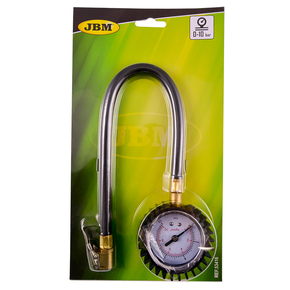 MANOMETRO CON TUBO FLESSIBILE PER GOMME (0-10BAR) | 53416