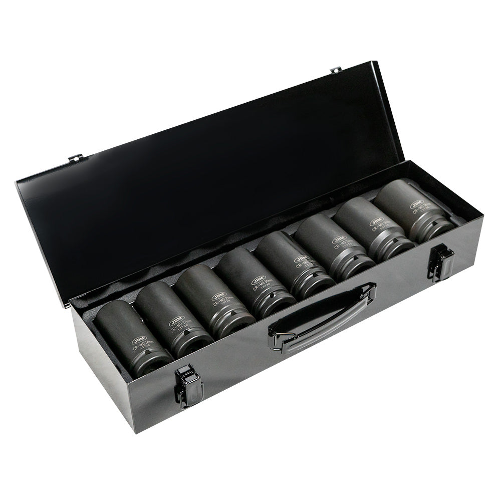 53470-SET DI 8 BUSSOLE ESAGONALI LUNGHE 3/4"