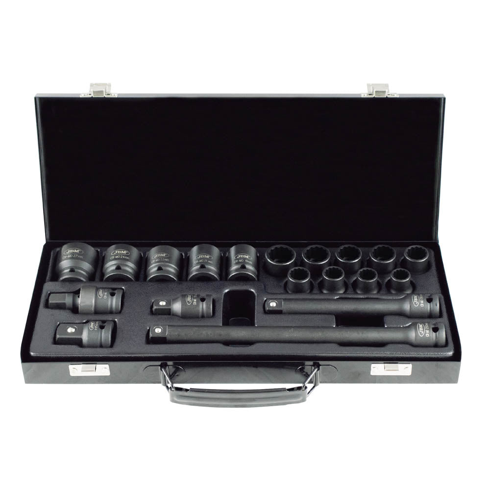 SET DI 19 BUSSOLE A PERCUSSIONE DA 1/2? CON 14 BUSSOLE A 12 TAGLI + ADATTATORI | 53531